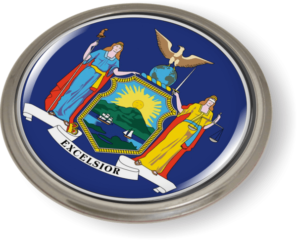 New York - State Flag Emblem